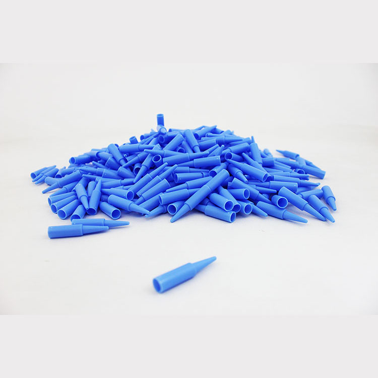 Canules jetables bleues x400