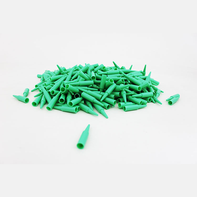 Canules jetables vertes x400