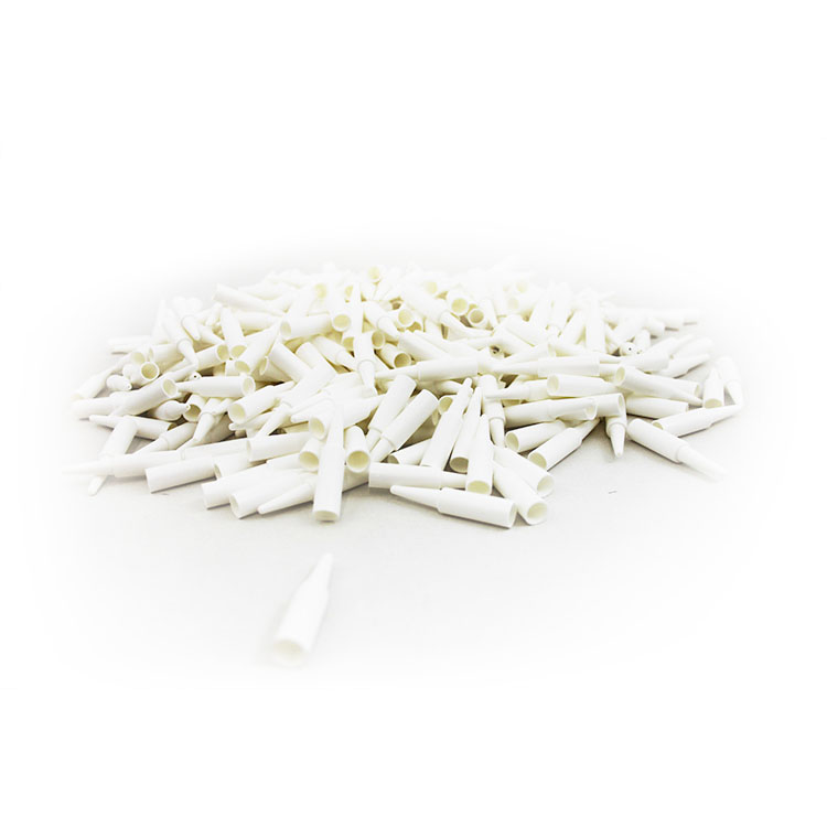 Canules jetables blanche x400